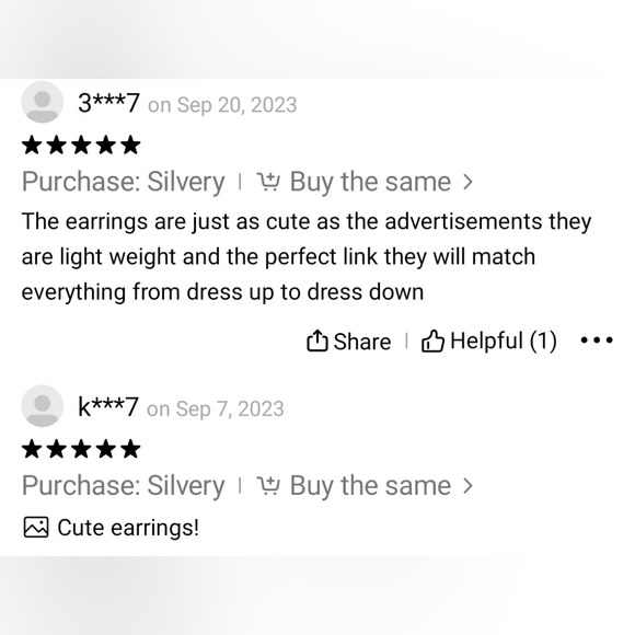 SILVER PLATED Retro Bohemian Style triple hoop drop earrings. - Picture 9 of 9